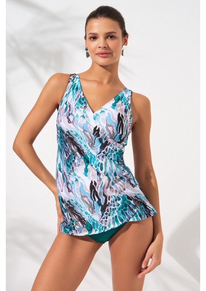 Mara Kruvaze Formlu Tankini Coral 231501-D indirimleri