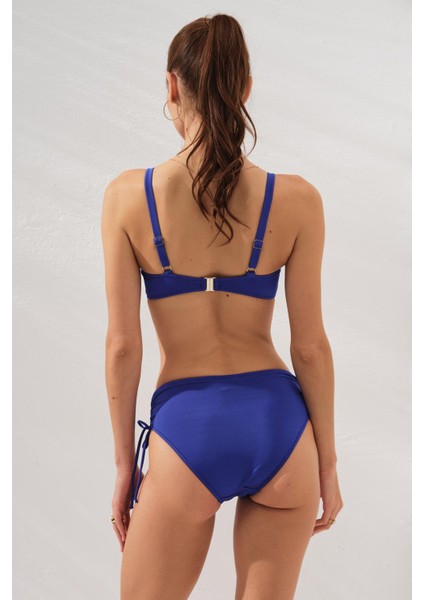 Curly Soft Pedli Toparlayıcı Bikini Saks 231248