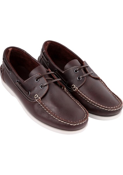 Marcomen 15544 Kahve Loafer Deri Ayakkabı