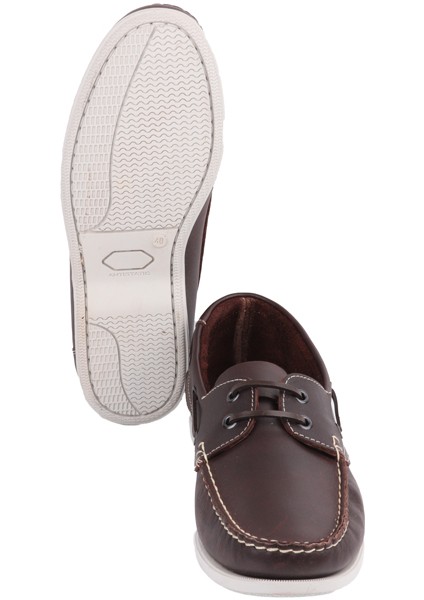Marcomen 15544 Kahve Loafer Deri Ayakkabı