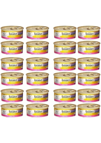 Gourmet Gold Gourmet Kıyılmış Sığır Etli Kedi Konservesi 85 gr 24 Adet