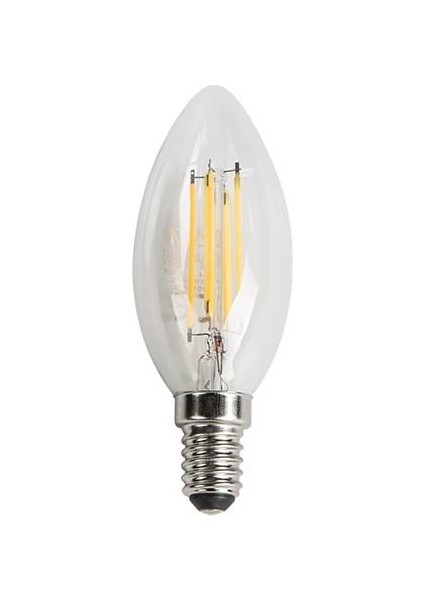 CT-4066 4W 3000K E14 Filament LED Buji Ampul 6'lı