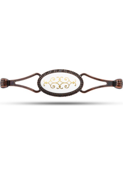 Seçil Çekmece Dolap Kapak Kulpu Kulbu Antik Metal Kulp 128 mm (4 Adet)