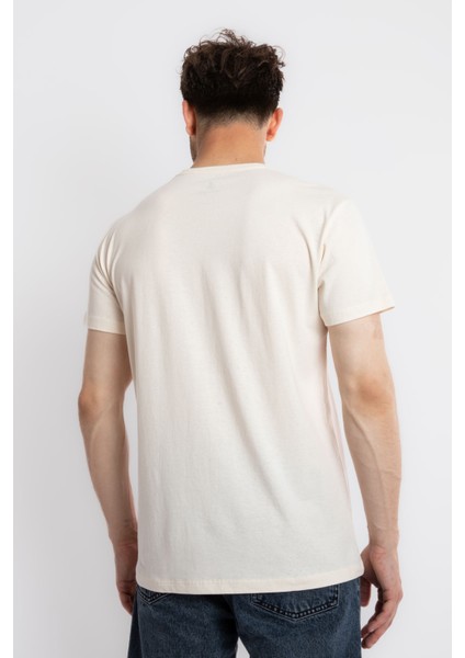 Erkek/ O-Yaka Cepli T-Shirt Bolsillo - Ham Pamuk modelleri