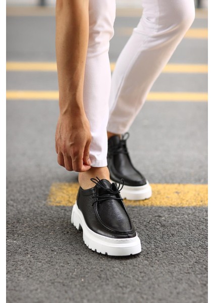 - Siyah Floter Yüksek Taban Erkek Sneakers