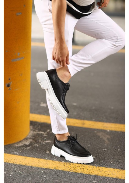 - Siyah Floter Yüksek Taban Erkek Sneakers