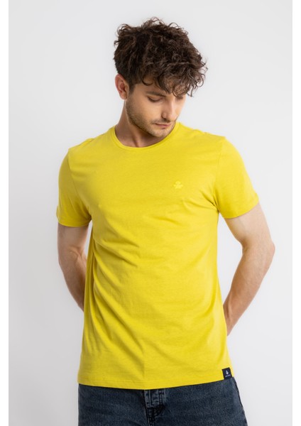 Erkek/ Baskılı O-Yaka T-Shirt Premiver - Zeytin Yeşili fiyatları