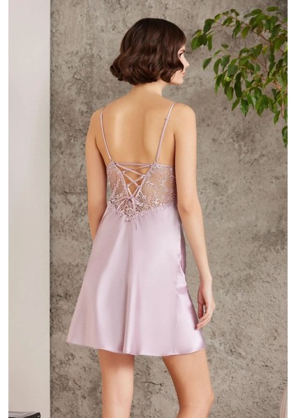 6000 Kadın Dantelli Saten 6'lı Set-Rose fırsatları