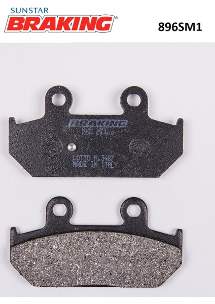 Yarı Metalik Arka Fren Balatası / Suzukı / An 650 Burgman / 650CC / Arka / 2004-2005-2006-2007-2008-2009-2010-2011-2012-2013-2014-2015-2016-2017-2018-2019