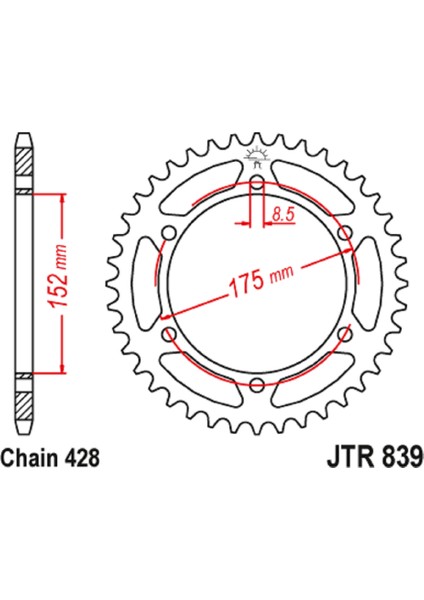 Arka Dişli / Yamaha / Wr R / x / 125CC / (Orijinal Dişli Sayısı) / 2009-2010-2011-2012-2013-2014-2015 fiyatları