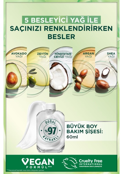 Nutrisse Yoğun Besleyici Kalıcı Krem Saç Boyası 9 Sarı