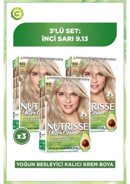 3'lü Nutrisse Ultra Creme - 9.13 Seti