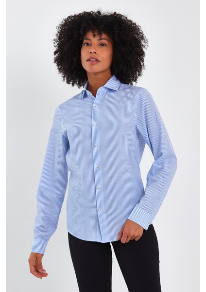 Çizgili Comfort Fit Gömlek (ERKK5903) fiyatları