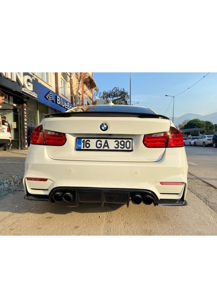 Bmw F30 - F80 M3 2012-2018 Vorsteiner Set 3 Parça Difüzör (Plastik)