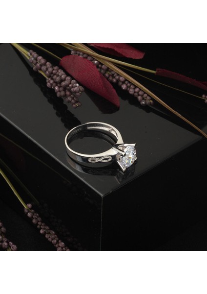 Sonsuzluk Modelli Tektaş 14 Ayar Altın Yüzük fırsatları