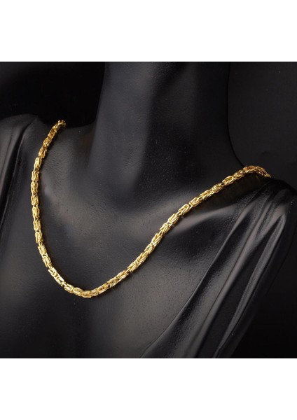 14 Ayar Altın 3 mm. Kral Zincir 65 cm fiyatları