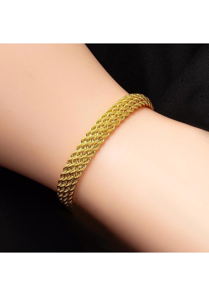 4 Sıra Burgu Örgülü Altın Set modelleri