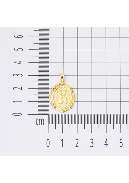 14 Ayar Italyan K Harfi Altın Kolye indirimleri