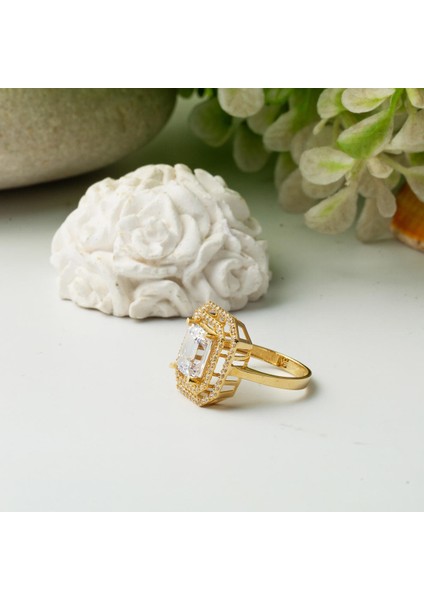 Baget Altın Yüzük 14 Ayar modelleri