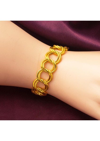 Burgu Halkalı Samanyolu Altın Bileklik 14 Ayar fiyatları