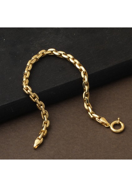 14 Ayar Klasik Altın Zincir Bileklik modelleri