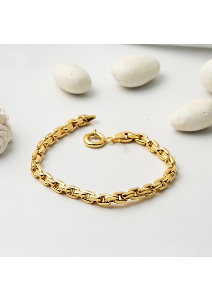 14 Ayar Klasik Altın Zincir Bileklik fırsatları