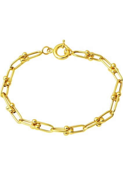 14 Ayar Tiffany Altın Bileklik