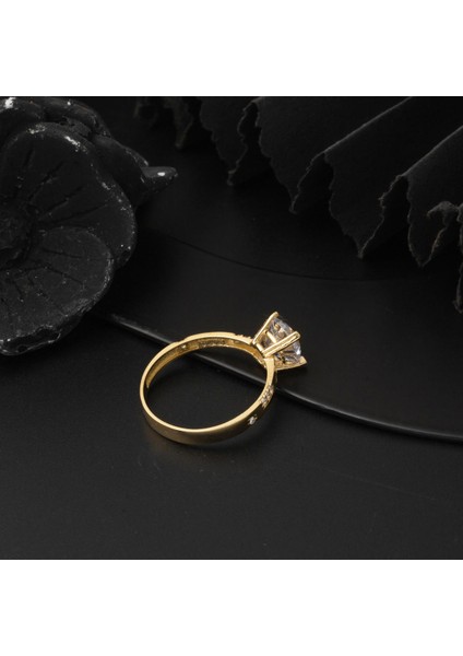 Tek Taş 14 Ayar Altın Yüzük fırsatları