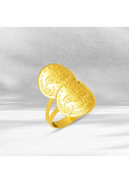 2 Çeyrek Reşatlı 22 Ayar Altın Yüzük indirimleri