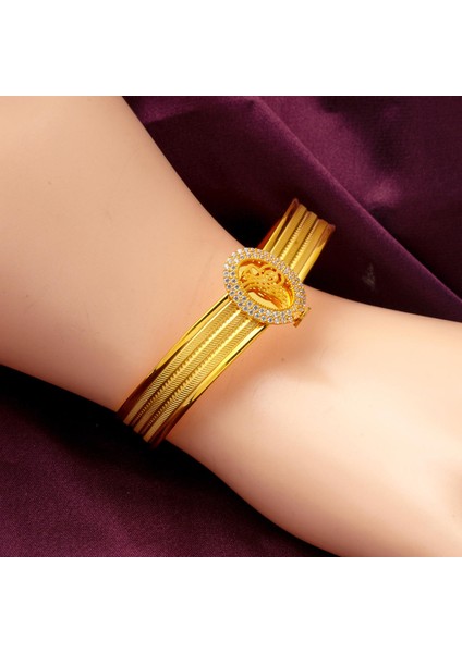 Klasik Tuğralı 3 Sıra Altın Trabzon Hasır Kelepçe Bilezik fiyatları