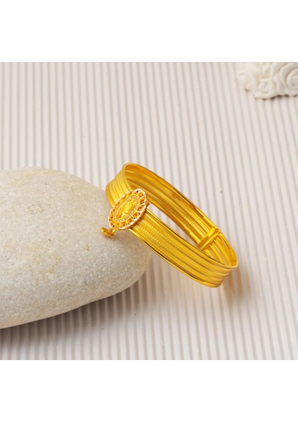 Tuğralı 3 Sıra Trabzon Hasır Kelepçe Altın Bilezik indirimleri