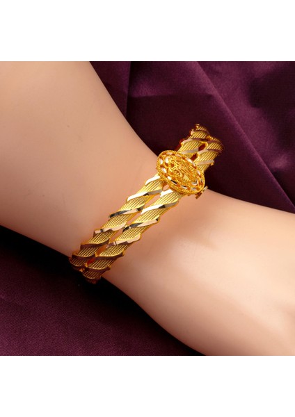 Modern Tuğralı Kesik Burma Altın Bilezik fiyatları