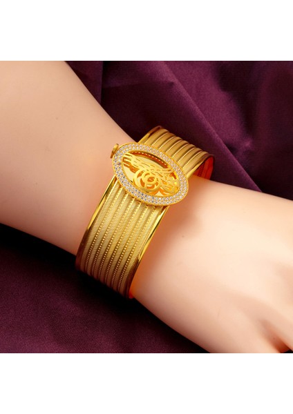 Trabzon Hasır 7 Sıra Tuğralı Altın Kelepçe Bilezik fiyatları