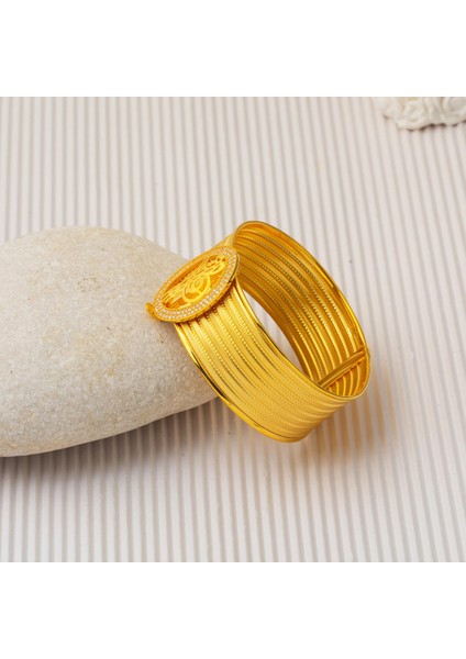 Trabzon Hasır 7 Sıra Tuğralı Altın Kelepçe Bilezik indirimleri