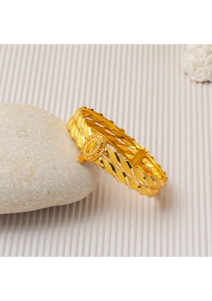 Osmanlı Tuğralı Kesik Burma Altın Kelepçe Bilezik indirimleri