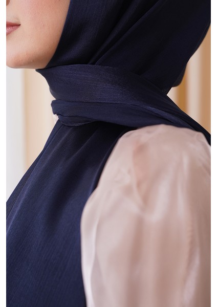 Abiye Janjan Parlak Saten Dokulu Tesettür Abiye Şifon Şal fırsatları