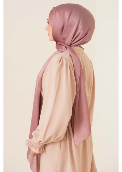 Abiye Janjan Parlak Saten Dokulu Tesettür Abiye Şifon Şal fiyatları