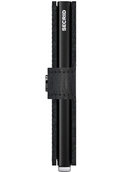 Miniwallet Emboss Lines Black - %100 Orjinal Avrupa Derisi Cüzdan