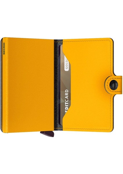 Miniwallet Yard Powder Ochre - %100 Orjinal Avrupa Derisi Cüzdan