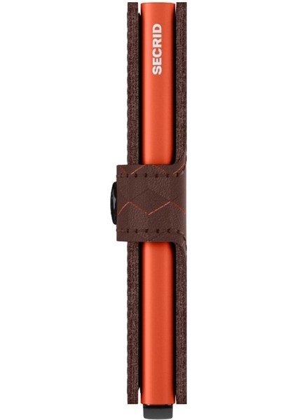Miniwallet Optical Brown Orange;n/a - %100 Orjinal Avrupa Derisi Cüzdan
