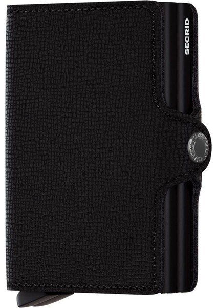 Twinwallet Crisple Black, N/a - %100 Orjinal Avrupa Derisi Cüzdan