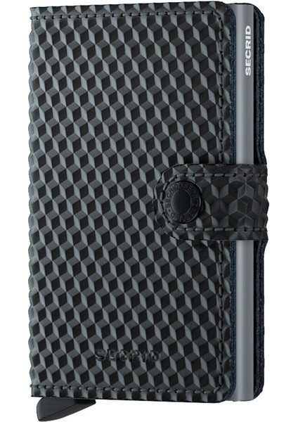 Miniwallet Cubic Black Titanium, N/a - %100 Orjinal Avrupa Derisi Cüzdan
