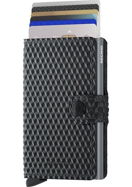 Miniwallet Cubic Black Titanium, N/a - %100 Orjinal Avrupa Derisi Cüzdan fiyatları