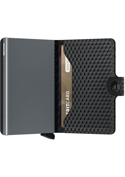 Miniwallet Cubic Black Titanium, N/a - %100 Orjinal Avrupa Derisi Cüzdan fırsatları