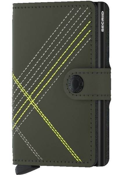 Miniwallet Stitch Linea Lime, N/a - %100 Orjinal Avrupa Derisi Cüzdan