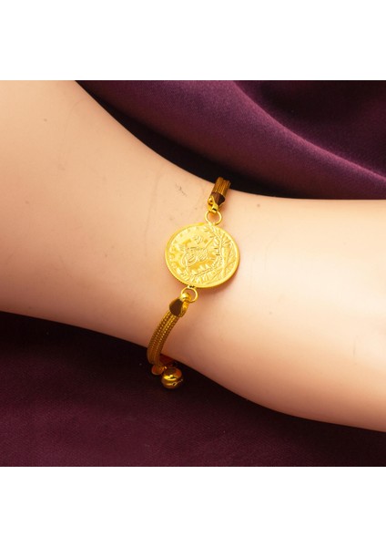 Yarım Reşat Altınlı 14 Ayar Örgü Zincir Bileklik fiyatları