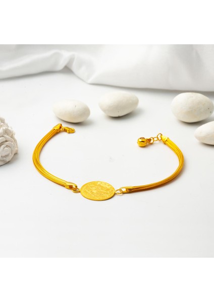 Yarım Reşat Altınlı 14 Ayar Örgü Zincir Bileklik fırsatları