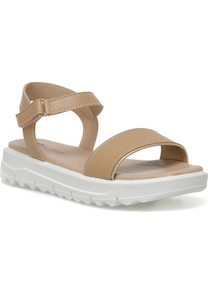23S-056 3fx Taba Kadın Düz Sandalet