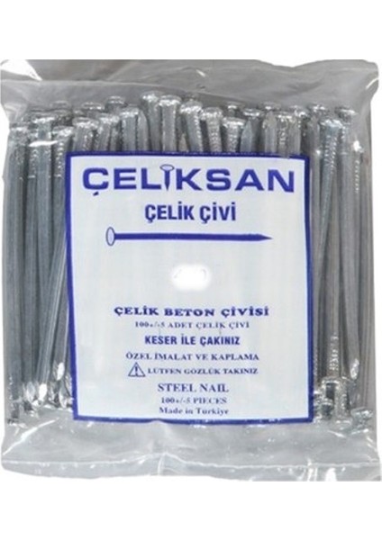 Beton Çivisi 100 Adet Çelik Çivi 4X50