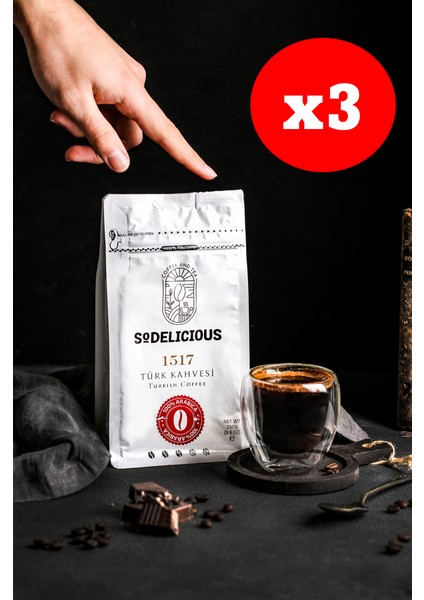 Türk Kahvesi 1517 3'lü Paket 750 gr